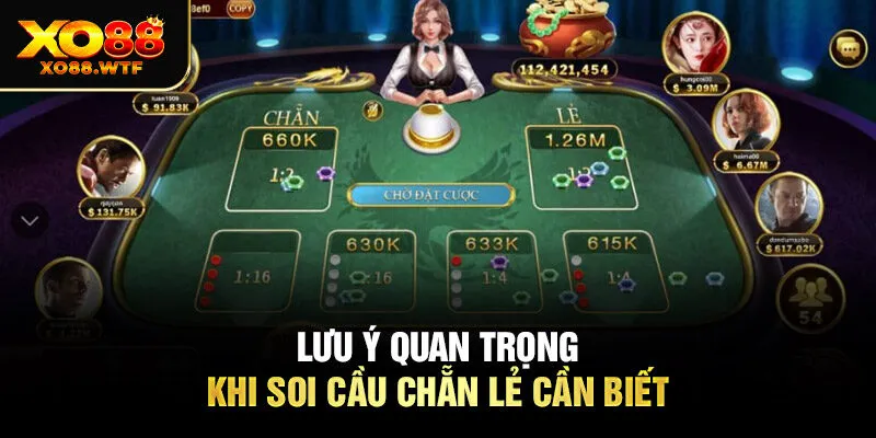 Lưu ý quan trọng khi soi cầu chẵn lẻ cần biết